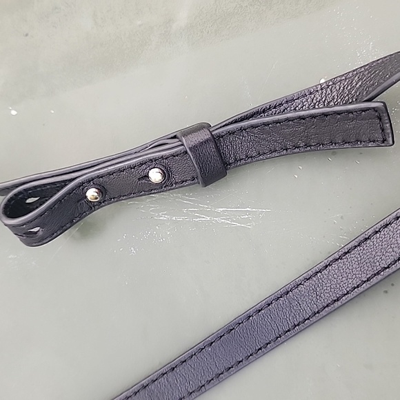 Vincent Camuto The Basha Black Leather Crossbody/ Shoulder Bag - Picture 15 of 15